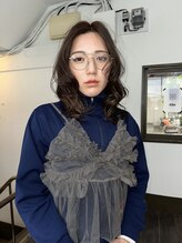 ボウ(BOW) 【BOW HAIR】アンニュイな色気漂うミディアムウェーブ