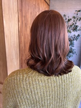 【tuuli 甘木　朝倉】大人かわいい美髪☆髪質改善ピンクベージュ