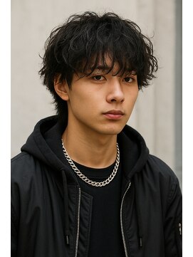 ネオストリートウザマッシュスパイラルパーマ