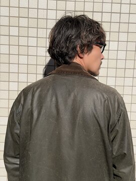 スパイラルパーマ/大人/男子/ルーズ/ビジネス/渋髪