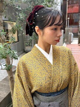 ケファ(Kepa) 卒業式ヘアセット 袴ヘア