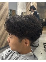 ビカムメンズヘアー 栄店(become men's hair)&nbsp;フェザーショート/フェザーパーマ/毛流れ