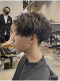 メンズカット×ツイストスパイラルパーマ