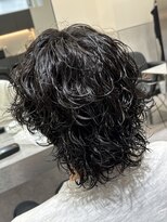 ビカムメンズヘアー 栄店(become men's hair)&nbsp;名古屋/栄/サーフカール/大人ヘア/センターパート/眉毛/カラー