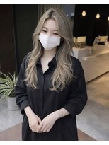 アース 豊橋店(HAIR&MAKE EARTH)&nbsp;ハッシュカット×ミルクティーベージュ