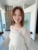 カシビ(kashibi) 外はねパツっとボブ。