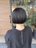 リールヘアー 大野城店(rire hair)&nbsp;丸みシルエットのミニボブ
