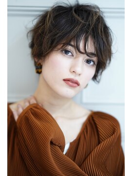 ラボヌール ヘアーウル 春日部西口店(La Bonheur hair heureux) ナチュラルショートウェーブ