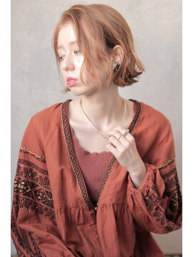 ソイ コンク 下北沢(soi conc) ニュアンスボブ×ハニーベージュ《ELICA下北沢》