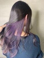 エッジ 下北沢(edge.)&nbsp;edge.下北沢インナーカラー　パープル　担当相場