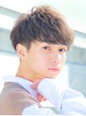 フェザーマッシュ 刈り上げ ツーブロック パーマ