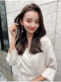 【eri 】韓国風ヘア ヨシンモリ 透明感カラーロング髪型