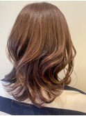 20代30代小顔ひし形デジタルパーマ