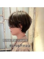 髪質改善と縮毛矯正の専門店 サンティエ(scintiller)&nbsp;大人可愛い　小顔ナチュラルショートボブ30代40代50代