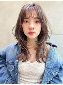 リベルテ銀座20代 ミルクティーブラウン×顔まわりカット