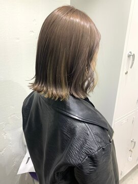 ゲーム 渋谷店(GAME) ダブルカラーミルクティーベージュカラーケアブリーチ韓国ヘア