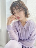 20代30代ボブレイヤー・ほつれウェーブ・大人ショートボブパーマ