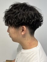 ニアウ 伊勢崎連取店(Niau)&nbsp;メンズマッシュパーマツイストスパイラルパーマ波巻きパーマ