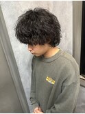 【graphy札幌 山本 樹】 重ためウルフ×ツイスパパーマ