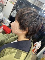 アストロ デザイン オブ ヘアー(ASTRO design of hair)&nbsp;グレージュカラー/ボブウルフ/黒髮カタログツーブロックマッシュ