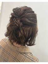 アールモンドヘア新世界 【北見】#ヘアアレンジ#アレンジ#ヘアセット