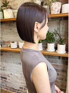 ゴーシェン 津田沼本店(Goshen) レッドブラウン×ボブ