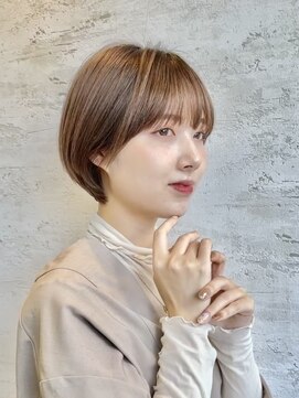 ハルキミナト ジャパン トウキョウ(HARUKI MINATO japan TOKYO) 20代30代40代50代/丸みショート/クビレ/前髪あり/表参道