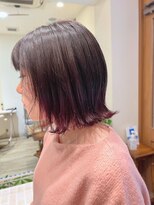 ブロッサム 東中野店&nbsp;20代30代大人可愛いエアリーボブラベンダーベージュ透明感