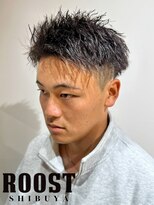 ルースト 渋谷店(ROOST)&nbsp;アップバング×ツイストパーマ