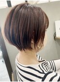 【ナチュラルブラウン】ショートボブ