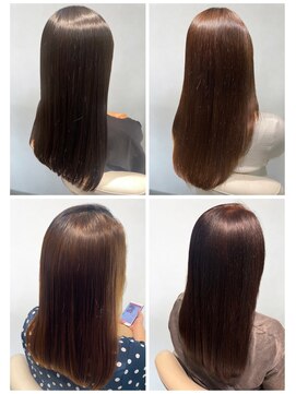 美容室フルール 20代30代40代髪質改善トリートメント艶感ストレート透明感