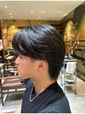 センターパート/ニュアンスパーマ