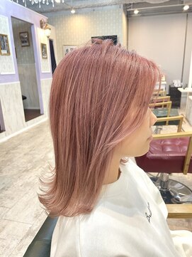 アンジェリカ JR奈良駅前店(ANGELICA) 【ANGELICA 東 玲那】ハイトーンで柔らかピンク