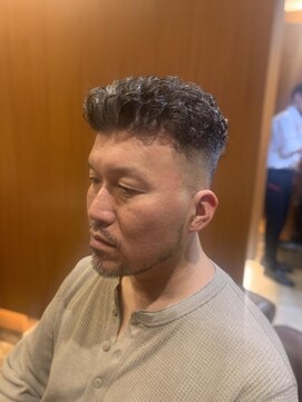 ヘアモード キクチ 銀座店 銀座 理容室 フェード パーマ