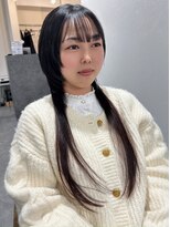 ノア(noah.)&nbsp;ロングウルフ/インナー/クランベリーチョコ