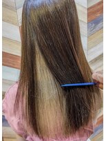 ヘアートゥリース(hair trees)&nbsp;インナーカラー×ロングヘア