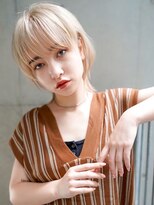 ギークス(GEEKS)&nbsp;【GEEKS渋谷】ブロンドカラー/顔周りカット/ハイトーン/似合わせ