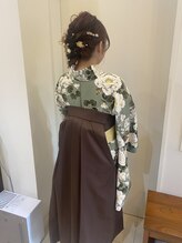 ミチ(michi)&nbsp;卒業式　袴着付け　ヘアメイク