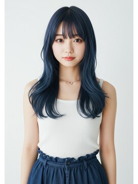 ライフイズ プレジャー 磐田中泉店(Life is… PLEASURE) #磐田　1ブリーチで作るブルーアッシュ