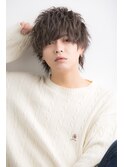 メンズ　韓国風　無造作　マッシュ　ナチュラル　ノーセット　k