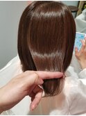 炭酸泉の効果でツヤサラカラー♪