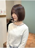 【SIGN】タイトボブ×こっくりブラウン