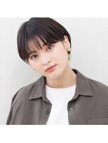 モンド ヘアクリエーション 新栄店(monde hair creation)&nbsp;【monde】丸みショート×美シルエット×ヘーゼルブラウン