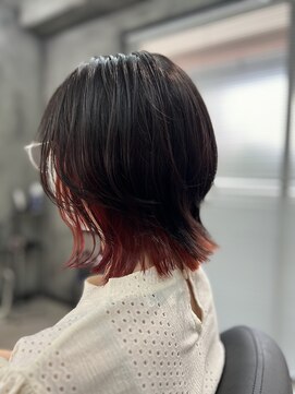 クラッチバイシオンアグリゲイト(CLUTCH by Zi-on aggregate) インナーカラー×レッド