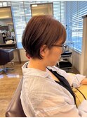 #髪質改善カラー#くびれショート#松山美容室
