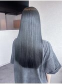 髪質改善トリートメントで艶々青みblack◎