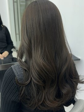 ビューブルー 亀戸錦糸町(VIEW BLUE) ◎小顔前髪顔まわりオリーブグレージュロングレイヤー