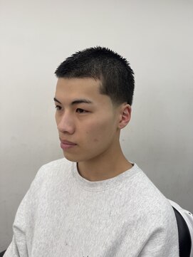 ベリーショートテーパーフェード