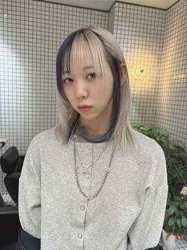 エン 栄店(enne) ココアベージュ/クラゲヘアー/ボブレイヤー/小顔/黒髪/栄