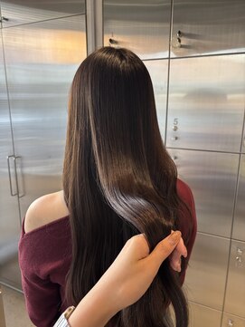 オーガニック リブ 川越(organic+live) 卒園式◎透明感グレージュ艶カラーロング美髪